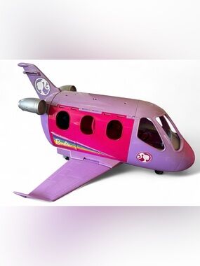 Barbie Dream-house Airplane Pink and Purple Rainbow Jet